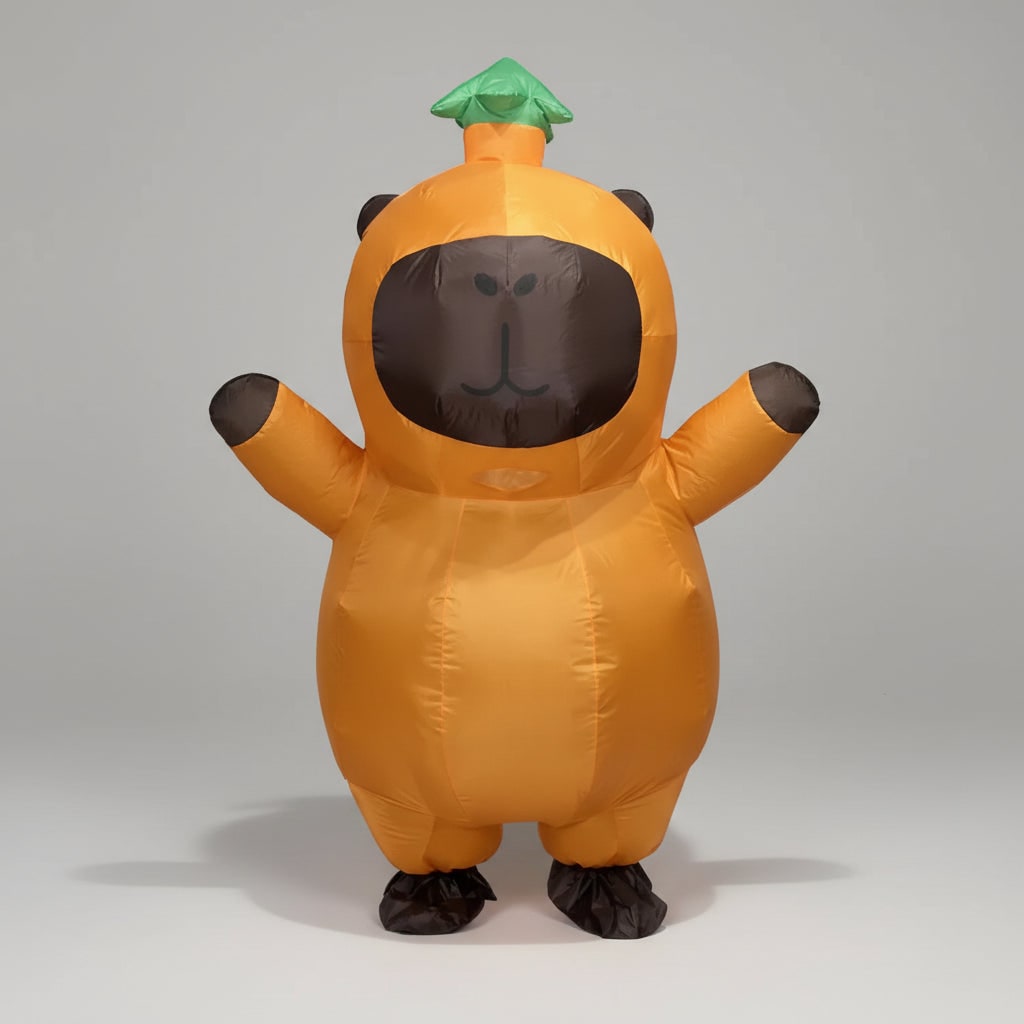 Halloween Dmuchany Kostium Kapibara z Wentylorem dla Dorosłych na Imprezę - Image 1