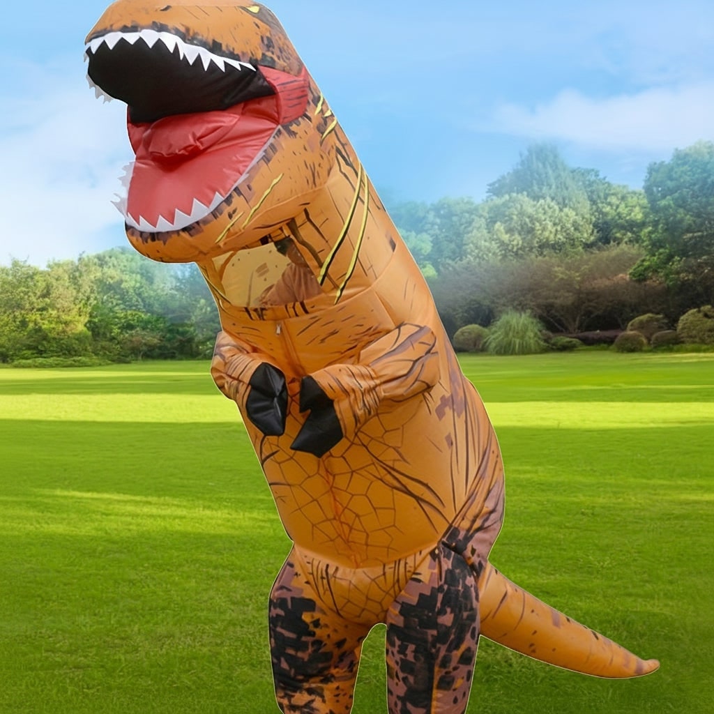 Halloween Dmuchany Strój Dinozaura dla Dzieci T-Rex Karnawałowy - Image 1
