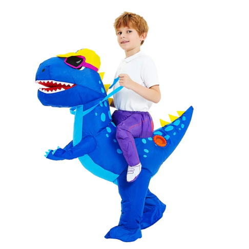 Halloween Dmuchany Strój Karnawalowy dla Dzieci Dinozaura z Wbudowanym Wentylatorem - Image 5