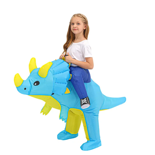 Halloween Dmuchany Strój Karnawalowy dla Dzieci Dinozaura z Wbudowanym Wentylatorem - Image 7
