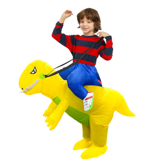 Halloween Dmuchany Strój Karnawalowy dla Dzieci Dinozaura z Wbudowanym Wentylatorem - Image 8