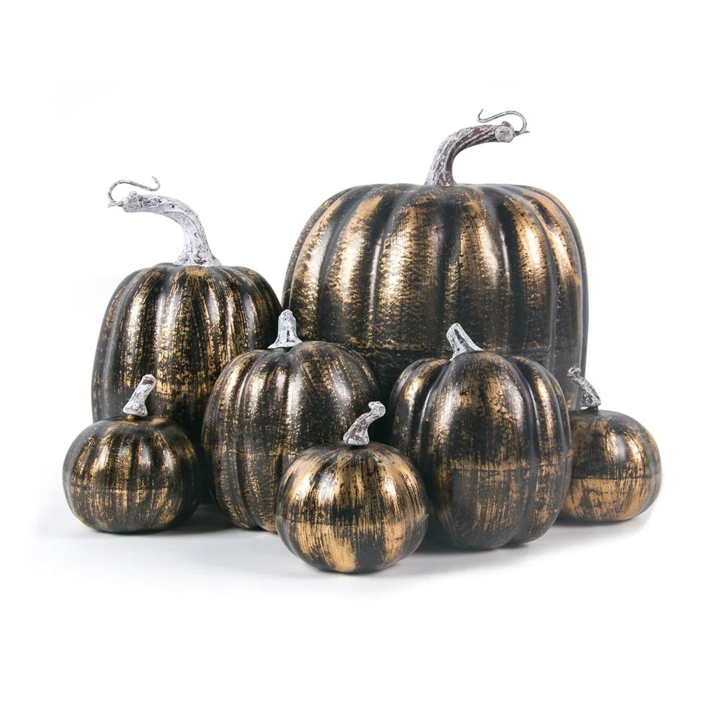 Halloween Dynie Ozdobne Sztuczne Zestaw 7 Sztuk Różne Rozmiary Jesienne Dekoracje Dekoracyjne - Image 5