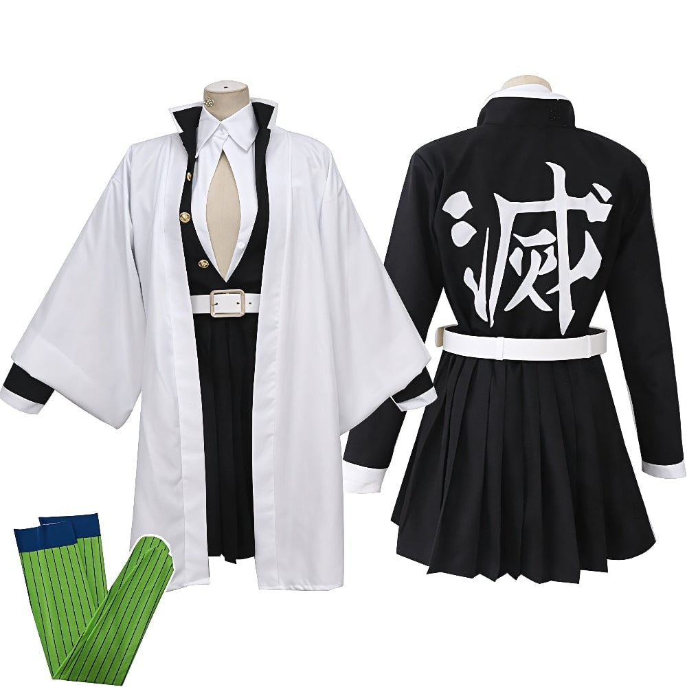 Halloween Dziecięcy Strój Karnawałowy Cosplay Anime Kimono z Haori i Pas Obi Outfit - Image 13