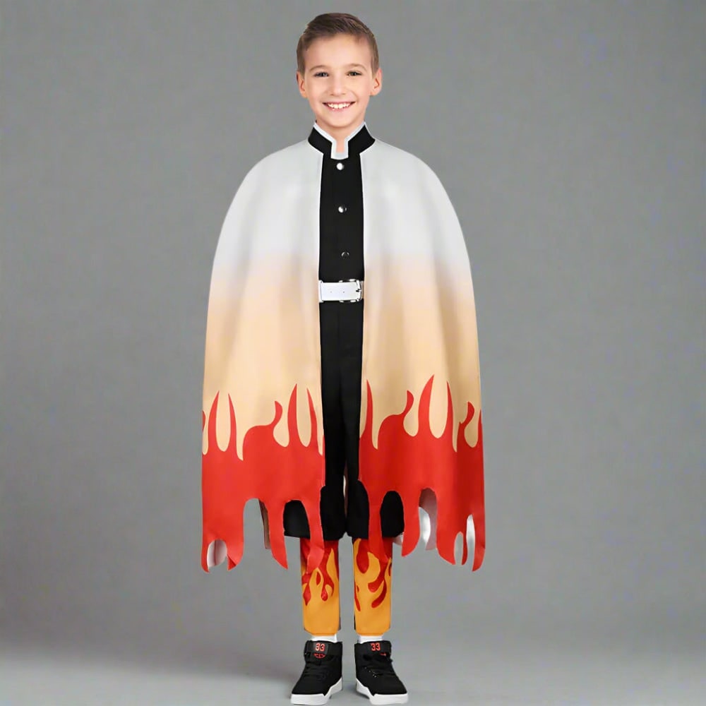 Halloween Dziecięcy Strój Karnawałowy Cosplay Anime Kimono z Haori i Pas Obi Outfit - Image 17