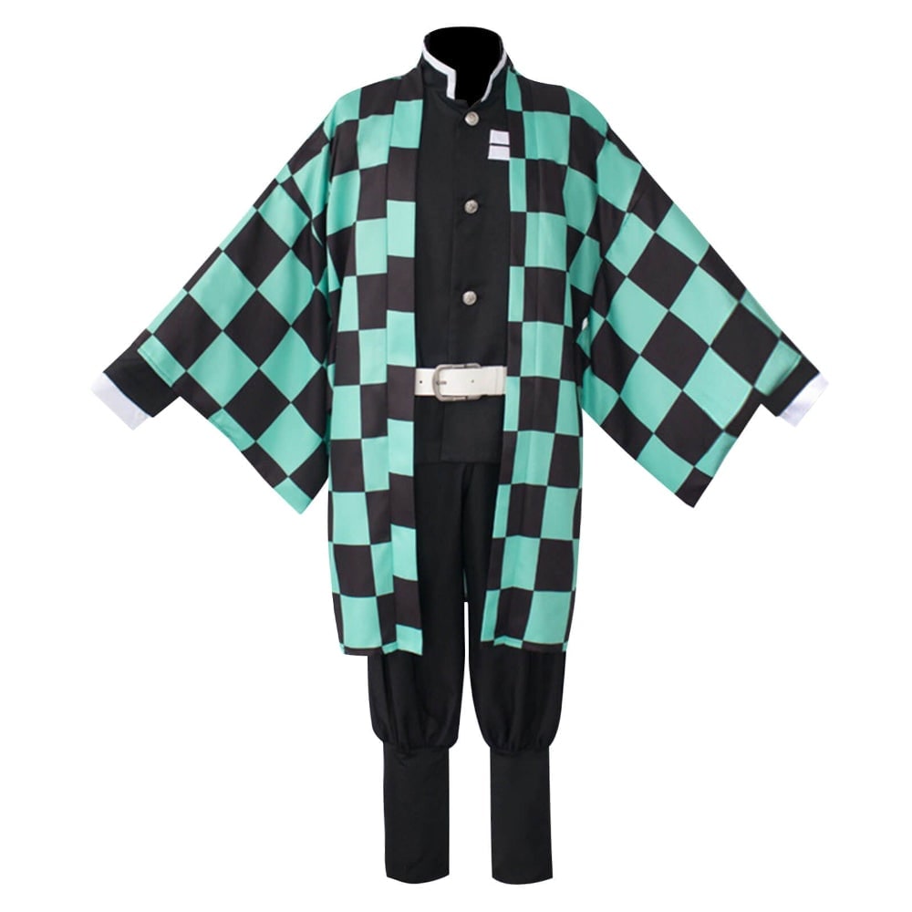 Halloween Dziecięcy Strój Karnawałowy Cosplay Anime Kimono z Haori i Pas Obi Outfit - Image 6