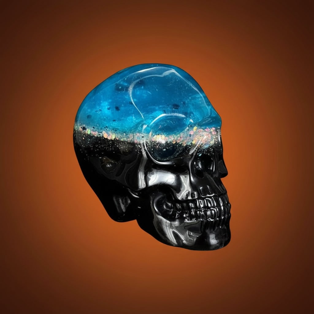 Halloween Formy Silikonowe Czaszka 3D Zestaw Trzech Rozmiarów do świec i żywicy - Image 4