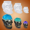 Halloween Formy Silikonowe Czaszka 3D Zestaw Trzech Rozmiarów do świec i żywicy - Image 7