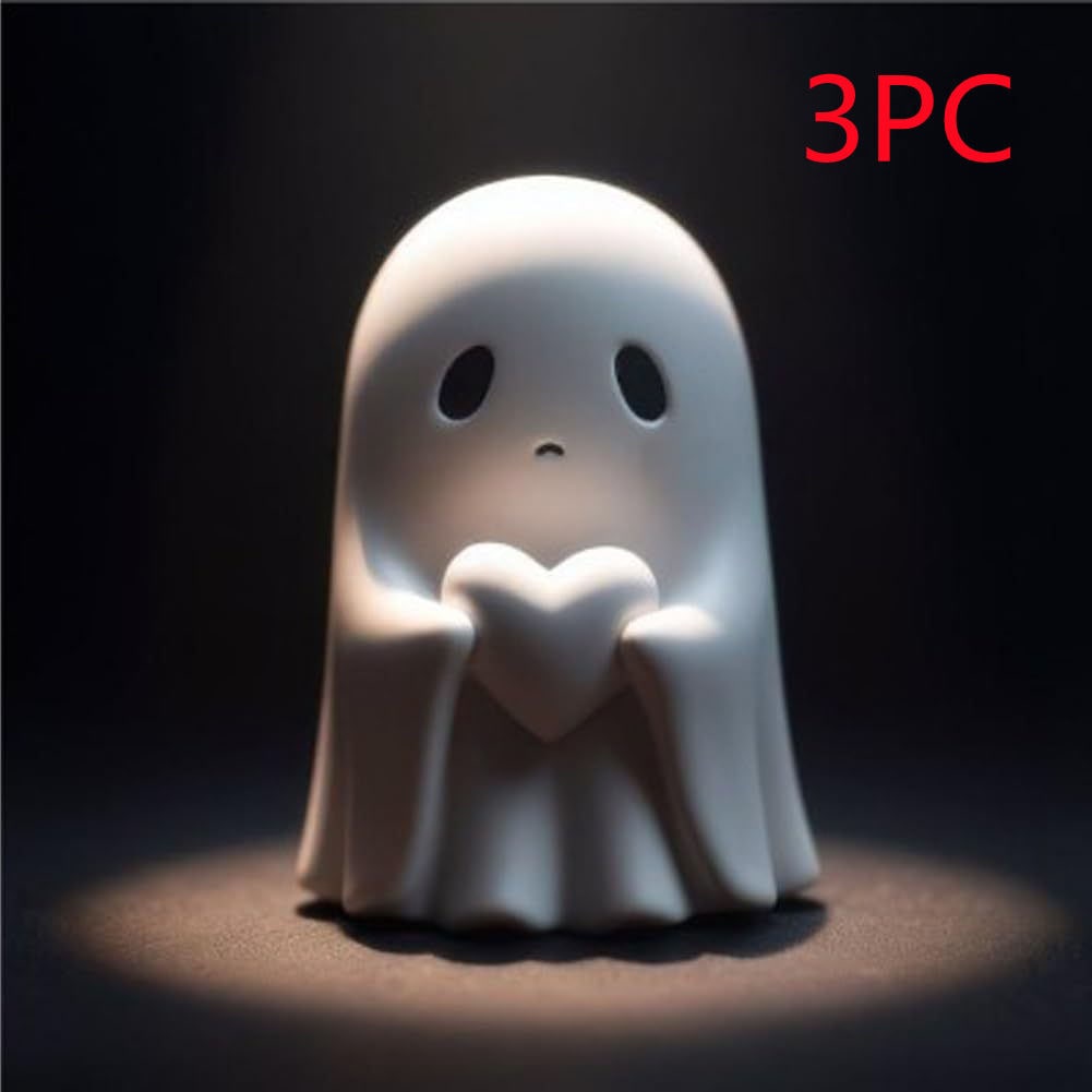 Halloween Ghost Decorations Miniature Resin Figurines for Tabletop and Shelf Display - Image 10