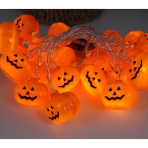 Halloween Girlanda świetlna LED Dynie Nietoperze Duchy Zasilanie Bateryjne - Image 16