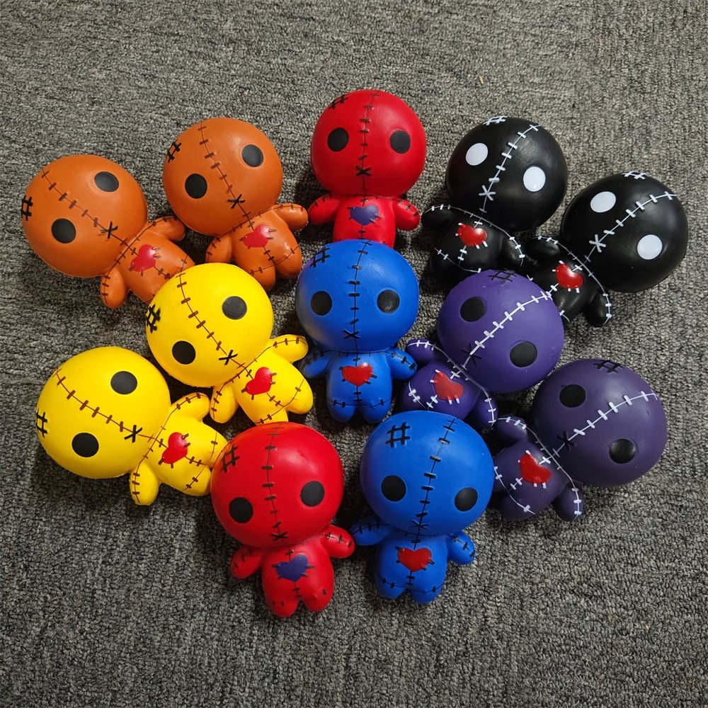 Halloween Gniotek Antystresowy dla Dorosłych i Dzieci Piankowy Laleczka Voodoo Do Ściskania - Image 2