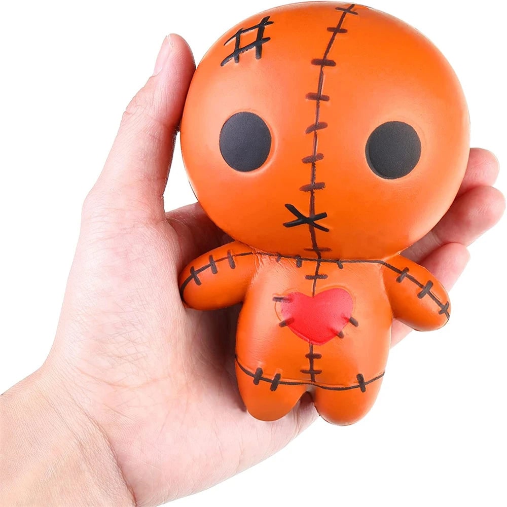 Halloween Gniotek Antystresowy dla Dorosłych i Dzieci Piankowy Laleczka Voodoo Do Ściskania - Image 7