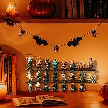 Halloween Kalendarz Adwentowy dla Dzieci z Figurkami Niespodziankami i Dekoracją Nawiedzonego Zamku - Image 6
