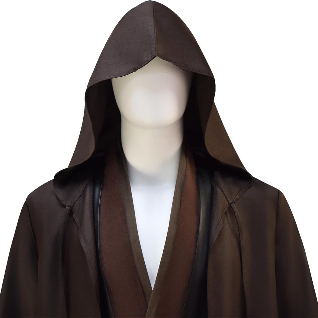 Halloween Kostium Szata z Kapturem Tunika i Spodnie Przygodowy Strój Cosplay - Image 5