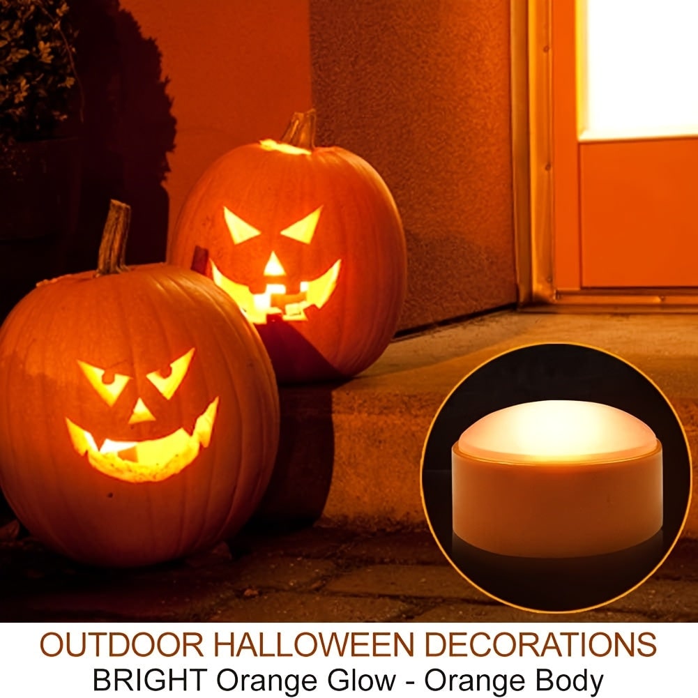 Halloween Lampki LED do Dyni z Pilotem Bezpłomieniowe Dekoracja Ogrodowa Dekoracje Dla Dzieci - Image 5