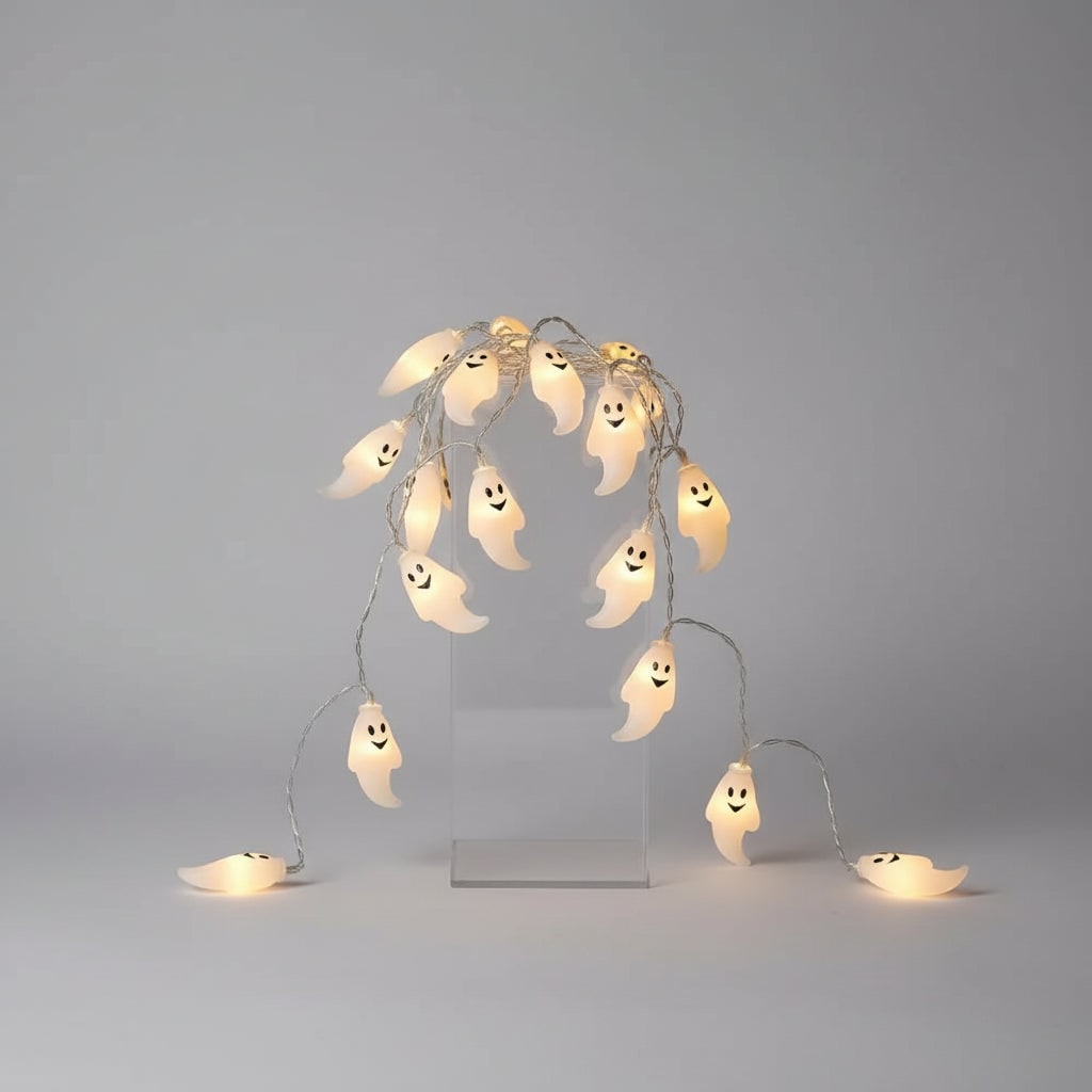 Halloween Lampki LED Girlanda Duszki świetlna do Dekoracji Wnętrz i Ogrodu 150cm - Image 4