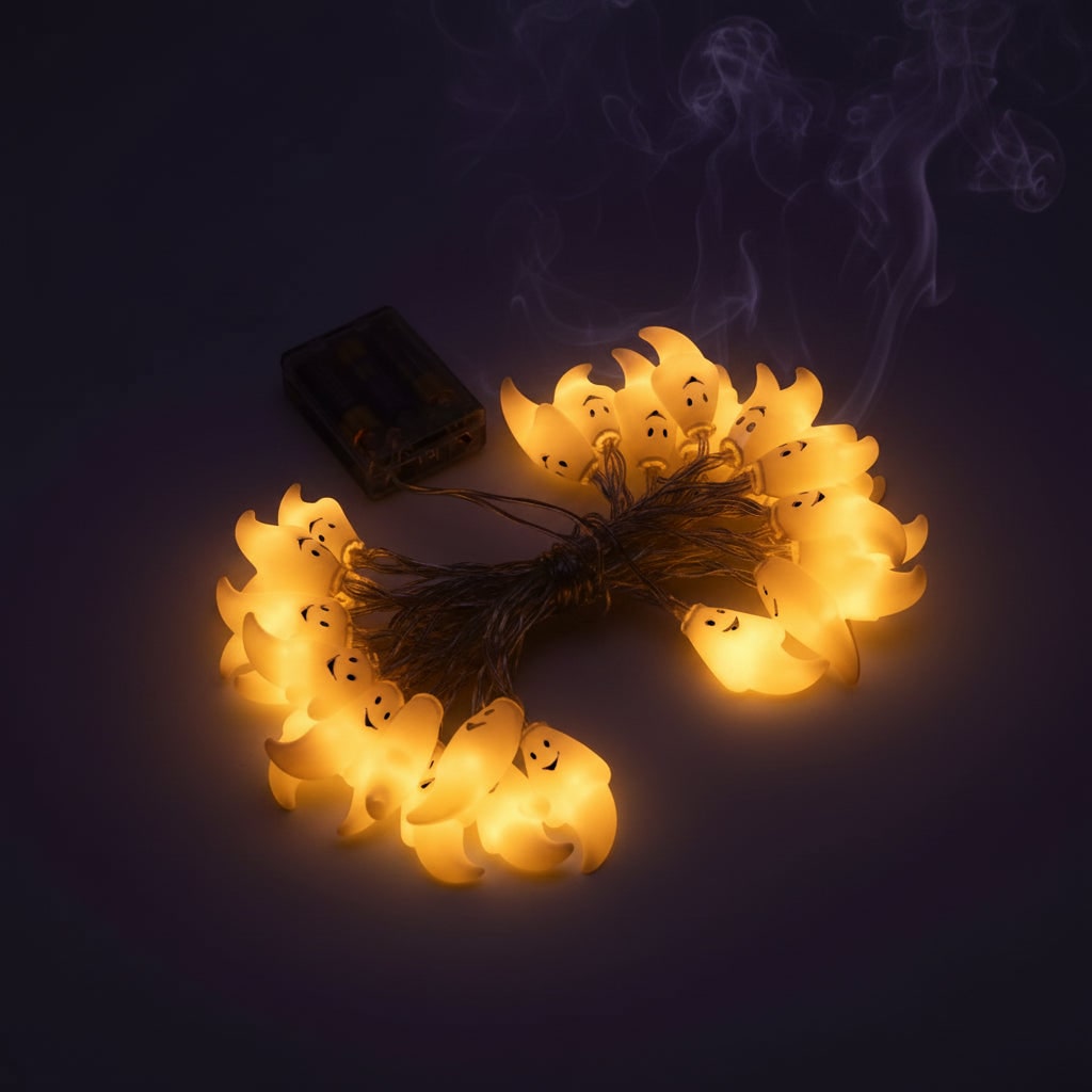 Halloween Lampki LED Girlanda Duszki świetlna do Dekoracji Wnętrz i Ogrodu 150cm - Image 6