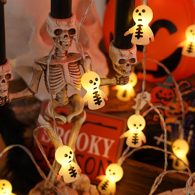 Halloween Lampki LED na Baterie Zewnętrzne do Domu Girlanda świetlna z Dekoracjami - Image 12