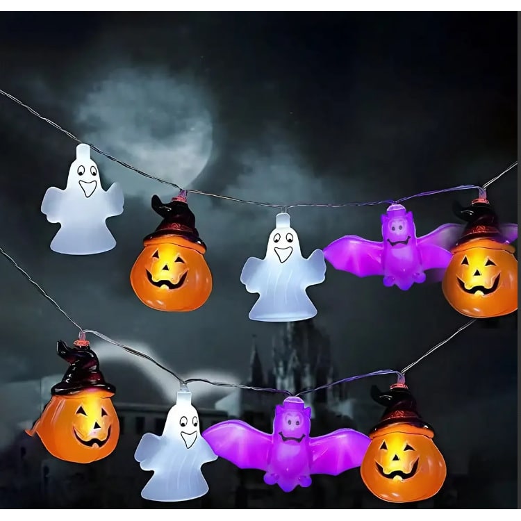 Halloween Lampki LED na Baterie Zewnętrzne do Domu Girlanda świetlna z Dekoracjami - Image 13
