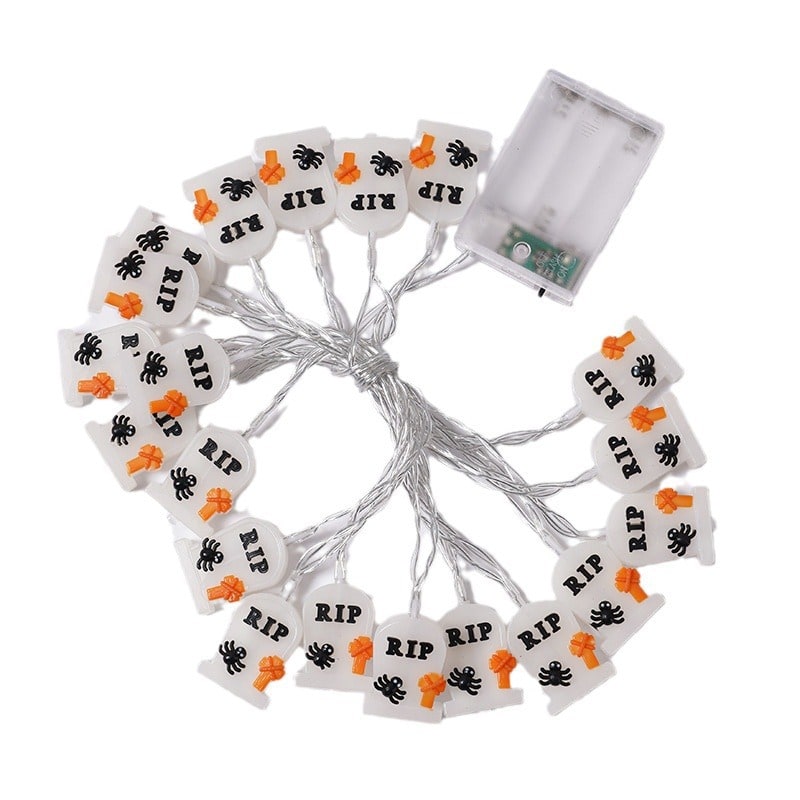 Halloween Lampki LED na Baterie Zewnętrzne do Domu Girlanda świetlna z Dekoracjami - Image 5