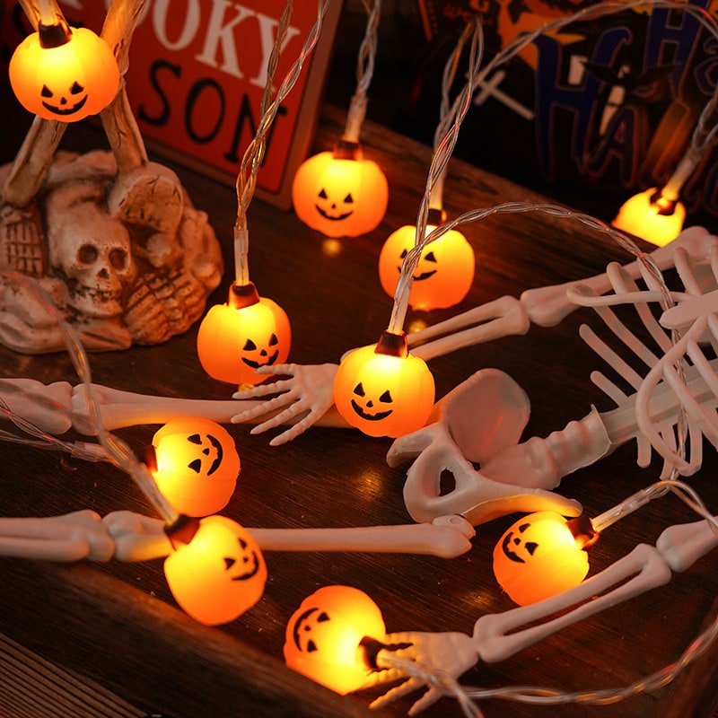 Halloween Lampki LED na Baterie Zewnętrzne do Domu Girlanda świetlna z Dekoracjami - Image 7