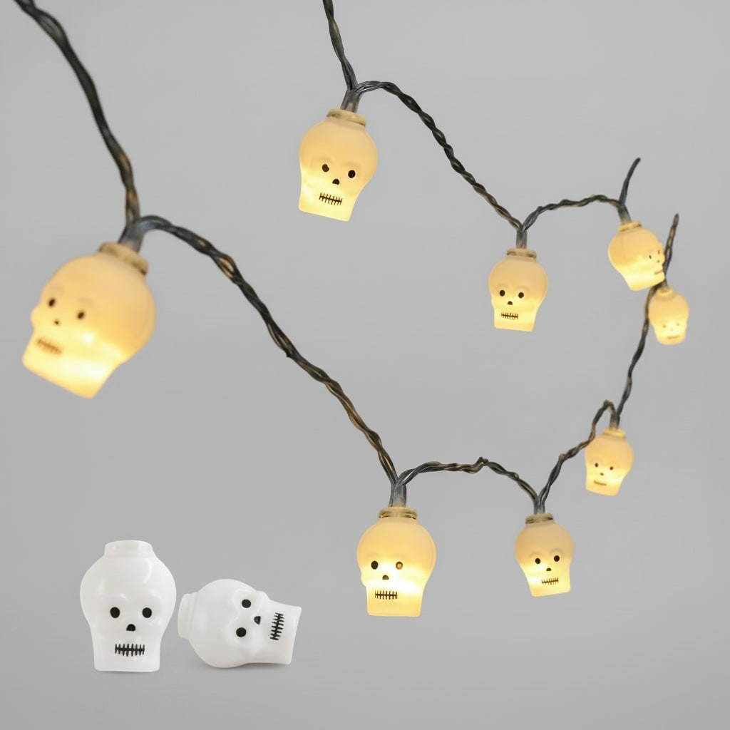 Halloween Lampki LED Sznur świetlny Dekoracyjny z Figurkami na Imprezę i Ogród - Image 4