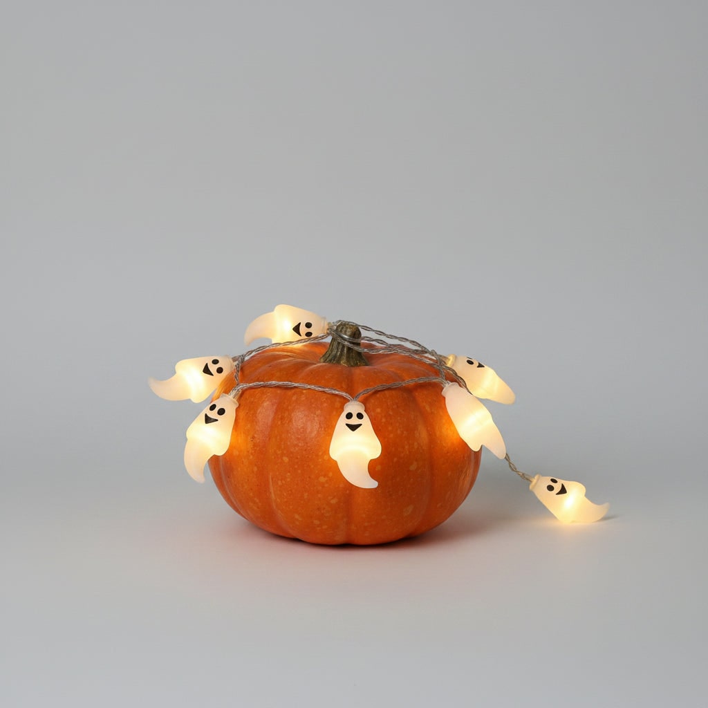Halloween Lampki LED Sznur świetlny Dekoracyjny z Figurkami na Imprezę i Ogród - Image 8