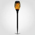 Halloween Lampki Solarne do Ogrodu Pochodnia z Efektem Płomienia LED Lampa Na Balkon Solarna - Image 1