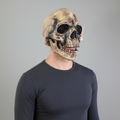 Halloween Maska Czaszka z Ruchomą Szczęką do Przebrania i Imprezy - Image 2