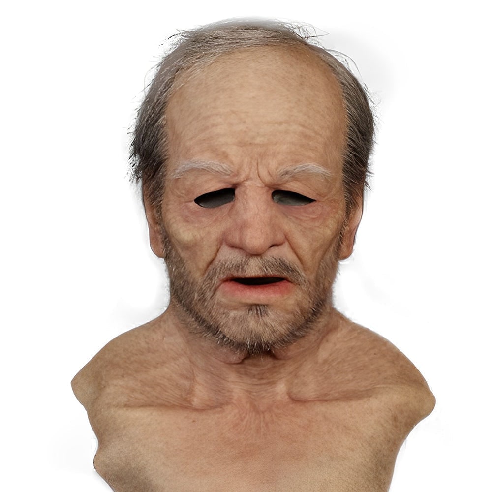 Halloween Maska Lateksowa Realistyczna na Twarz Przebranie dla Mężczyzn - Image 7
