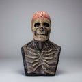Halloween Maska na Całą Głowę Czaszki z Odsłoniętym Mózgiem do Przebrania i Imprezy dla Mężczyzn - Image 1