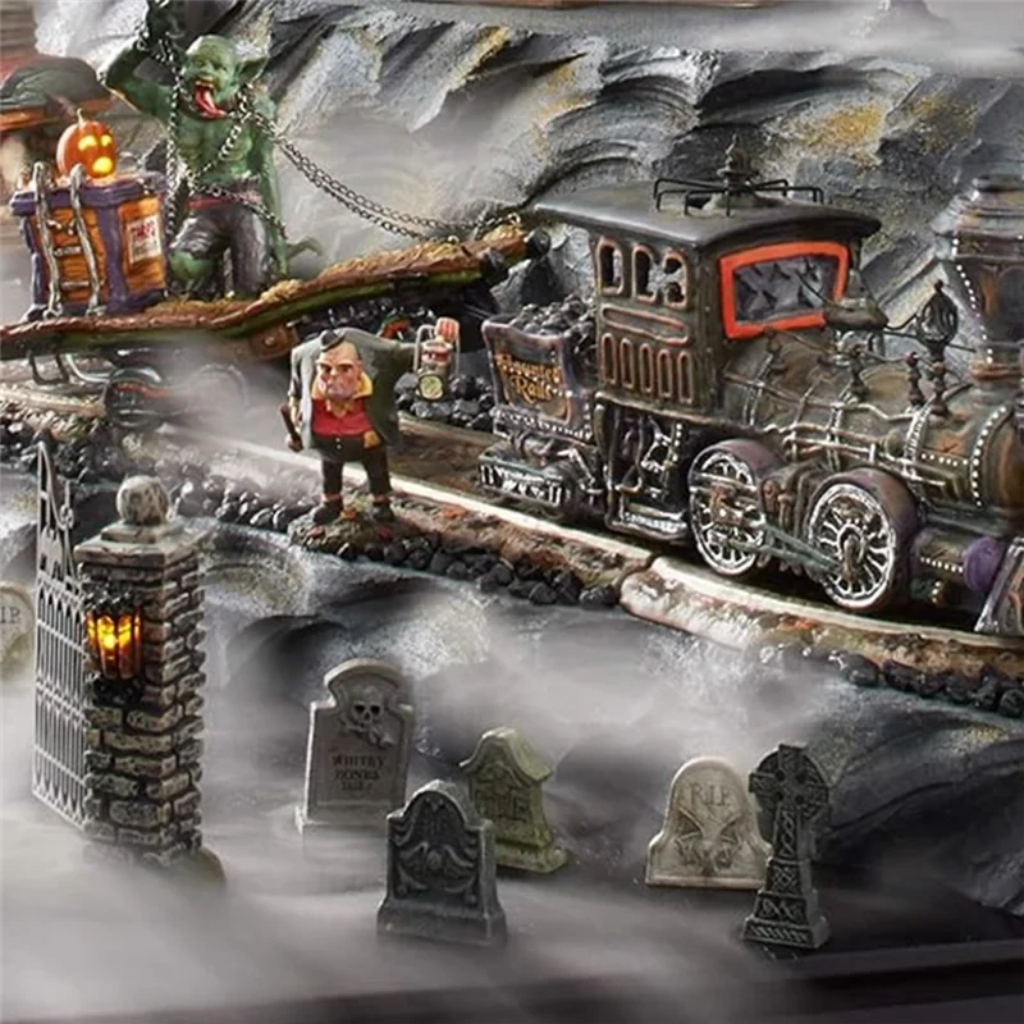 Halloween Miniaturowy Nagrobek Dekoracyjny z Nietoperzem i Napisem R.i.p. Na - Image 6