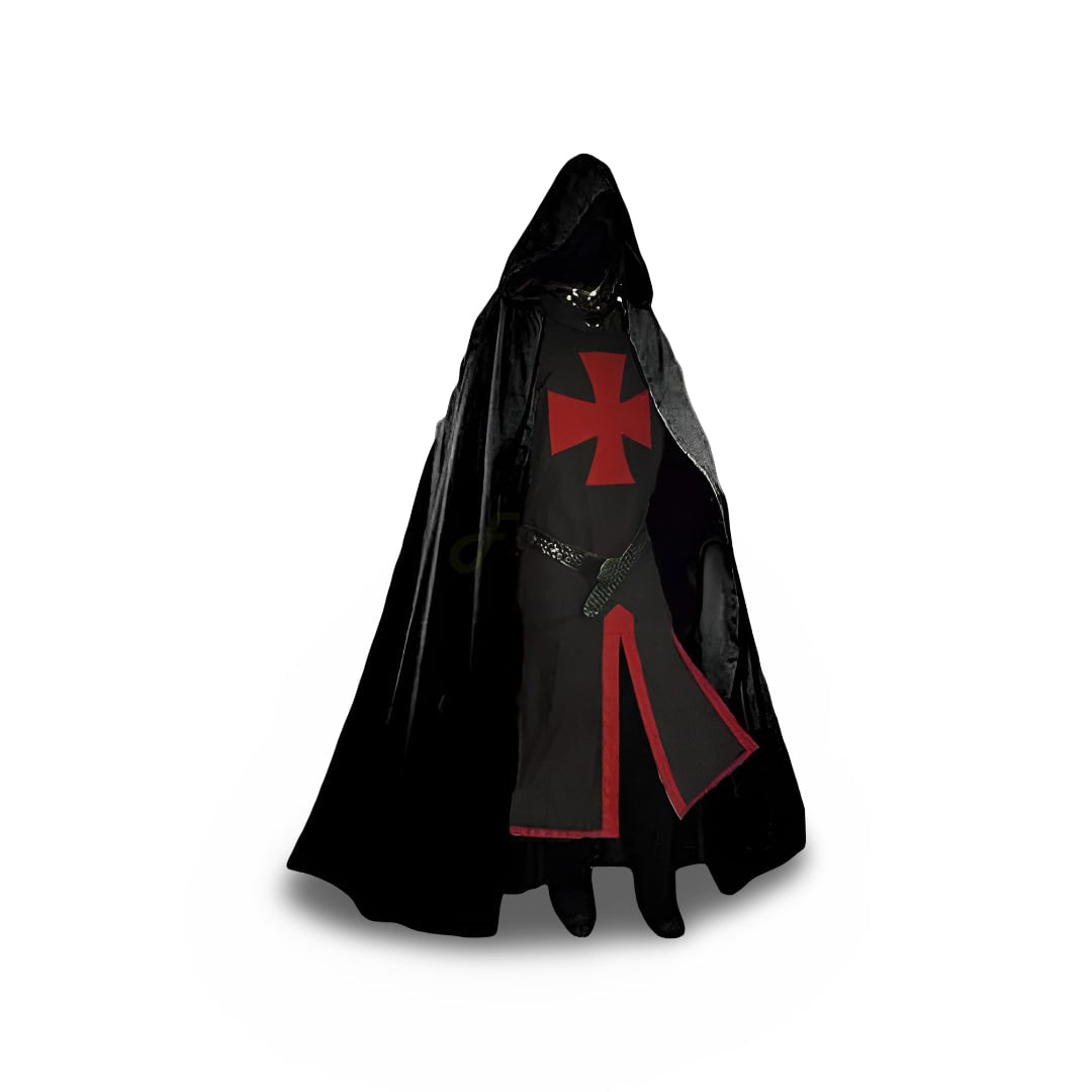 Halloween Męski Kostium Rycerza średniowieczny z Tuniką i Peleryną Cosplay Strój Dla Dziecka - Image 4