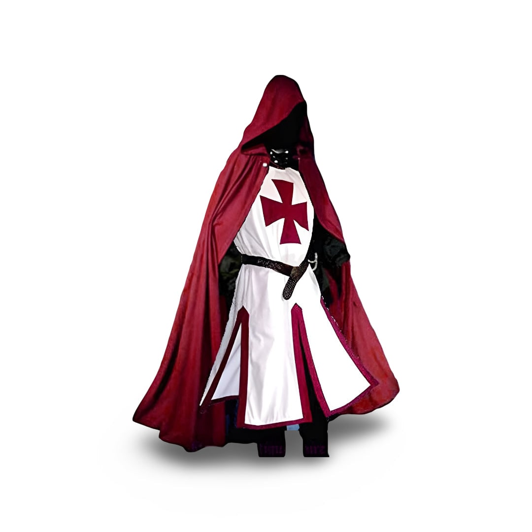 Halloween Męski Kostium Rycerza średniowieczny z Tuniką i Peleryną Cosplay Strój Dla Dziecka - Image 7