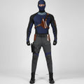 Halloween Męski Kostium Taktyczny Superbohatera z Maską Kaburą i Rękawiczkami Strój Cosplay - Image 1