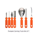 Halloween Narzędzia do Dyni ze Stali Nierdzewnej z Etui i Ergonomicznymi Uchwytami - Image 3
