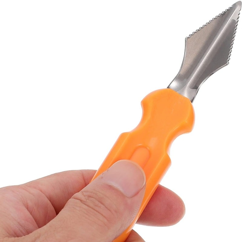 Halloween Narzędzia do Dyni ze Stali Nierdzewnej z Etui i Ergonomicznymi Uchwytami - Image 7