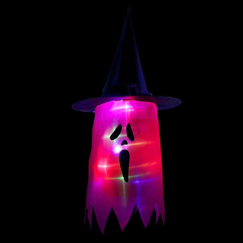 Halloween Ozdoby Wisząca Dekoracja Duch Lampion LED Papierowy do Domu i Imprezy - Image 17