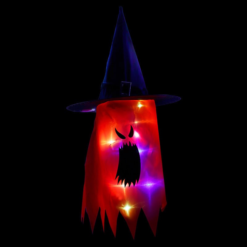 Halloween Ozdoby Wisząca Dekoracja Duch Lampion LED Papierowy do Domu i Imprezy - Image 19