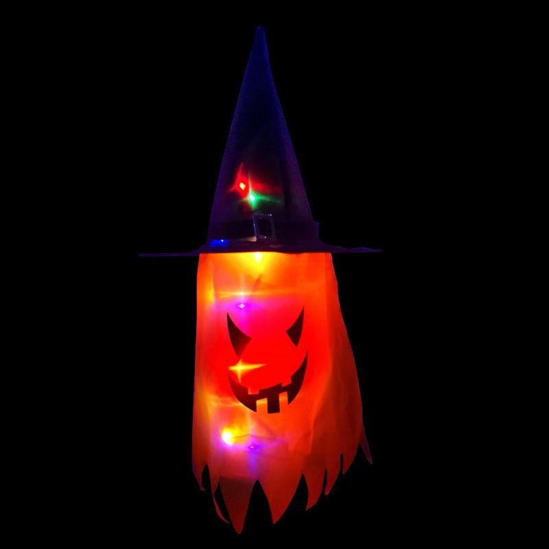 Halloween Ozdoby Wisząca Dekoracja Duch Lampion LED Papierowy do Domu i Imprezy - Image 6