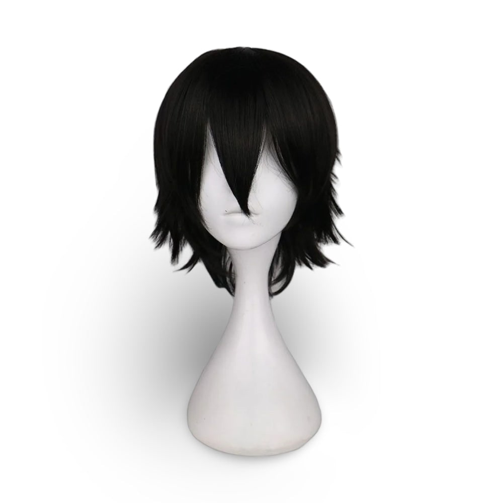 Halloween Peruka Cosplay Damska Anime z Czarną Grzywką i Cieniowanymi Pasmami - Image 6