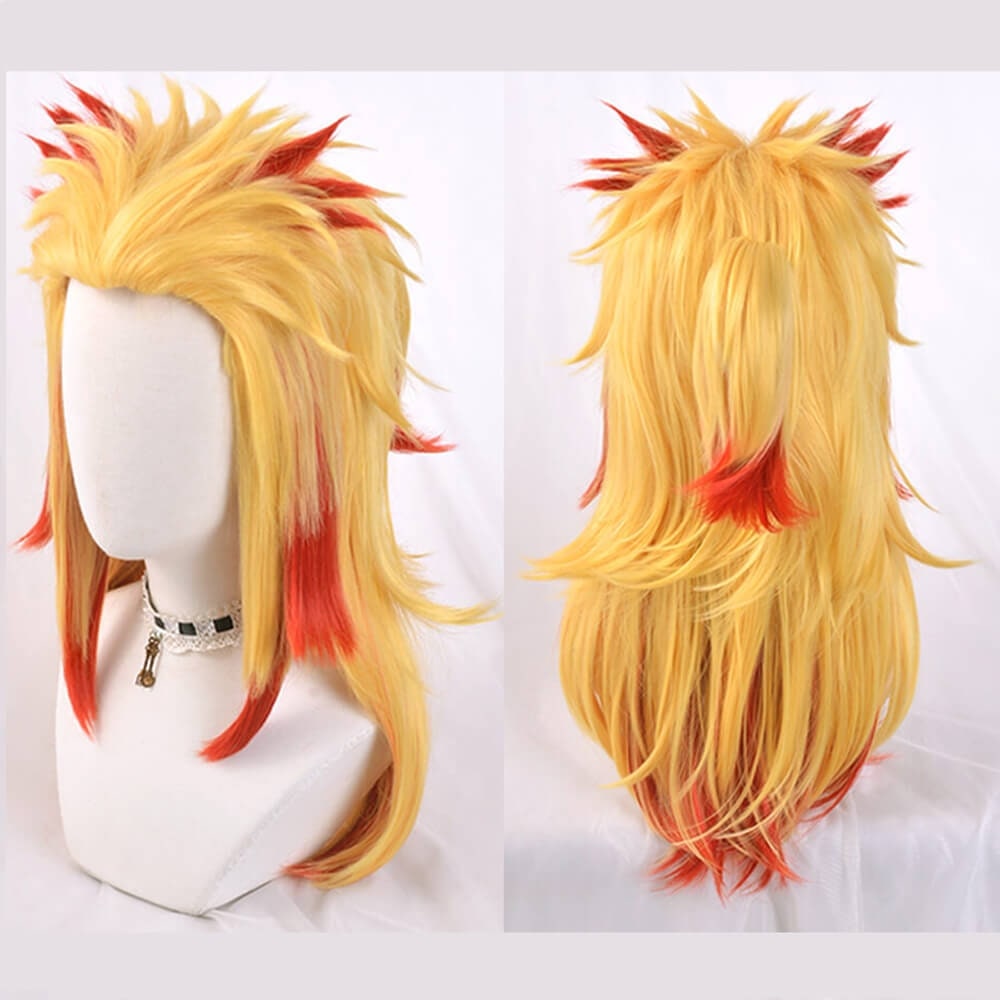 Halloween Peruka Cosplay Damska Syntetyczna z Grzywką do Imprezy Stylizowana Fryzura Anime - Image 13