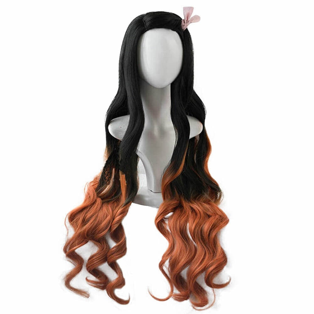 Halloween Peruka Cosplay Damska Syntetyczna z Grzywką do Imprezy Stylizowana Fryzura Anime - Image 14