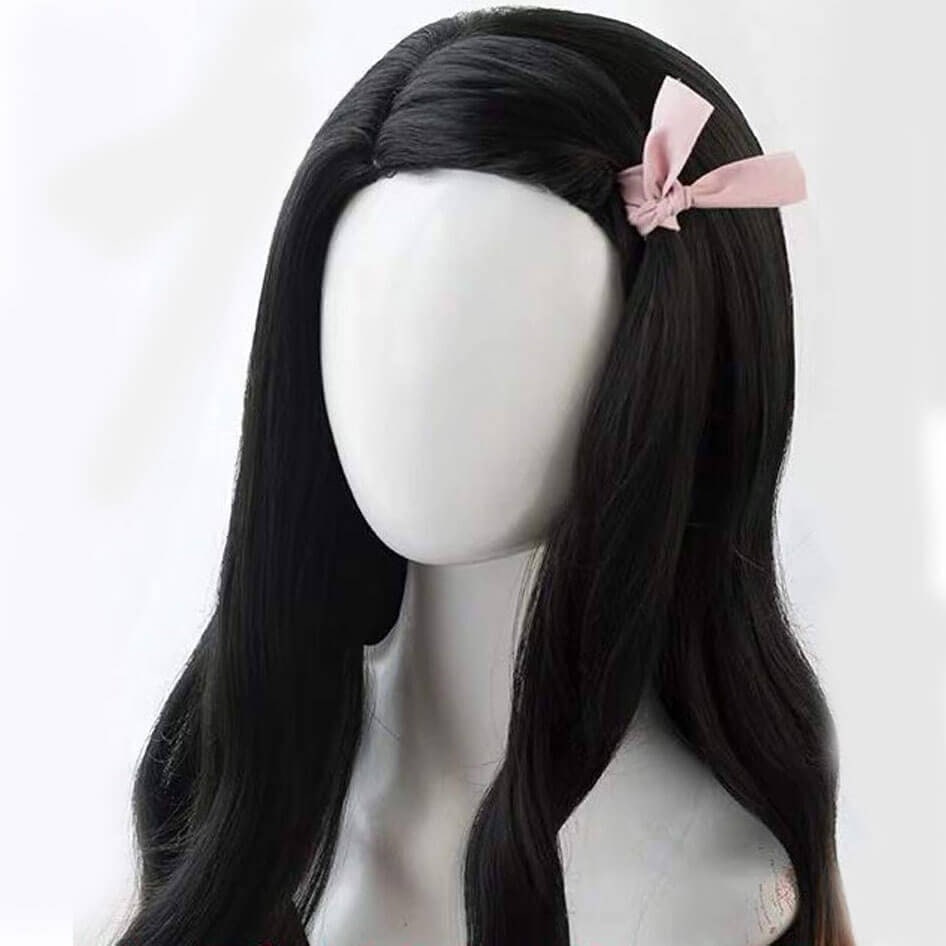 Halloween Peruka Cosplay Damska Syntetyczna z Grzywką do Imprezy Stylizowana Fryzura Anime - Image 15