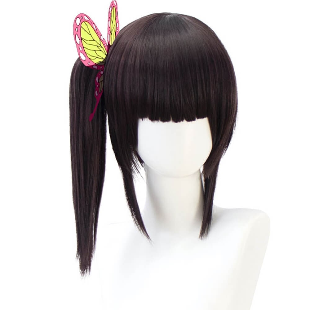 Halloween Peruka Cosplay Damska Syntetyczna z Grzywką do Imprezy Stylizowana Fryzura Anime - Image 6