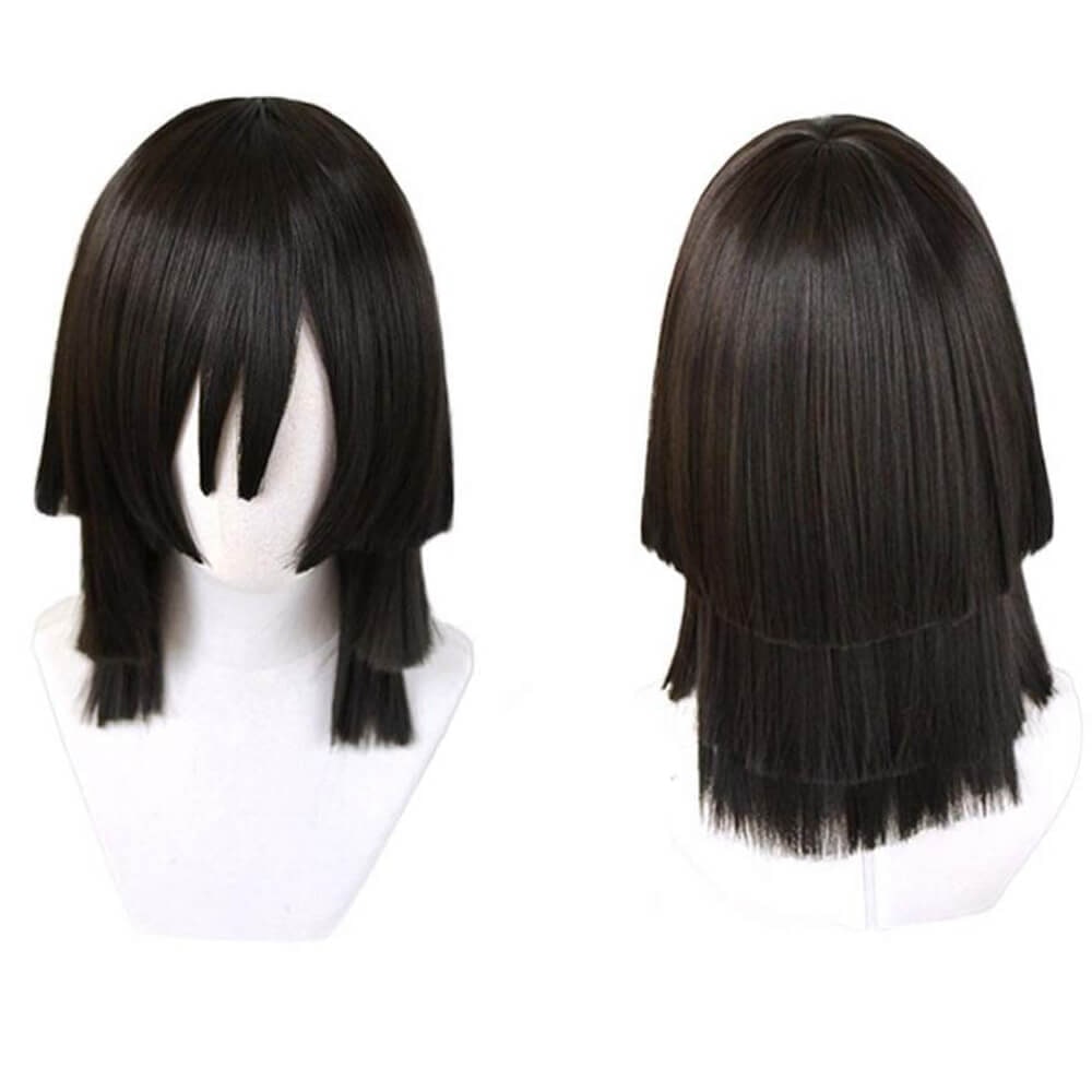 Halloween Peruka Cosplay Damska Syntetyczna z Grzywką do Imprezy Stylizowana Fryzura Anime - Image 8