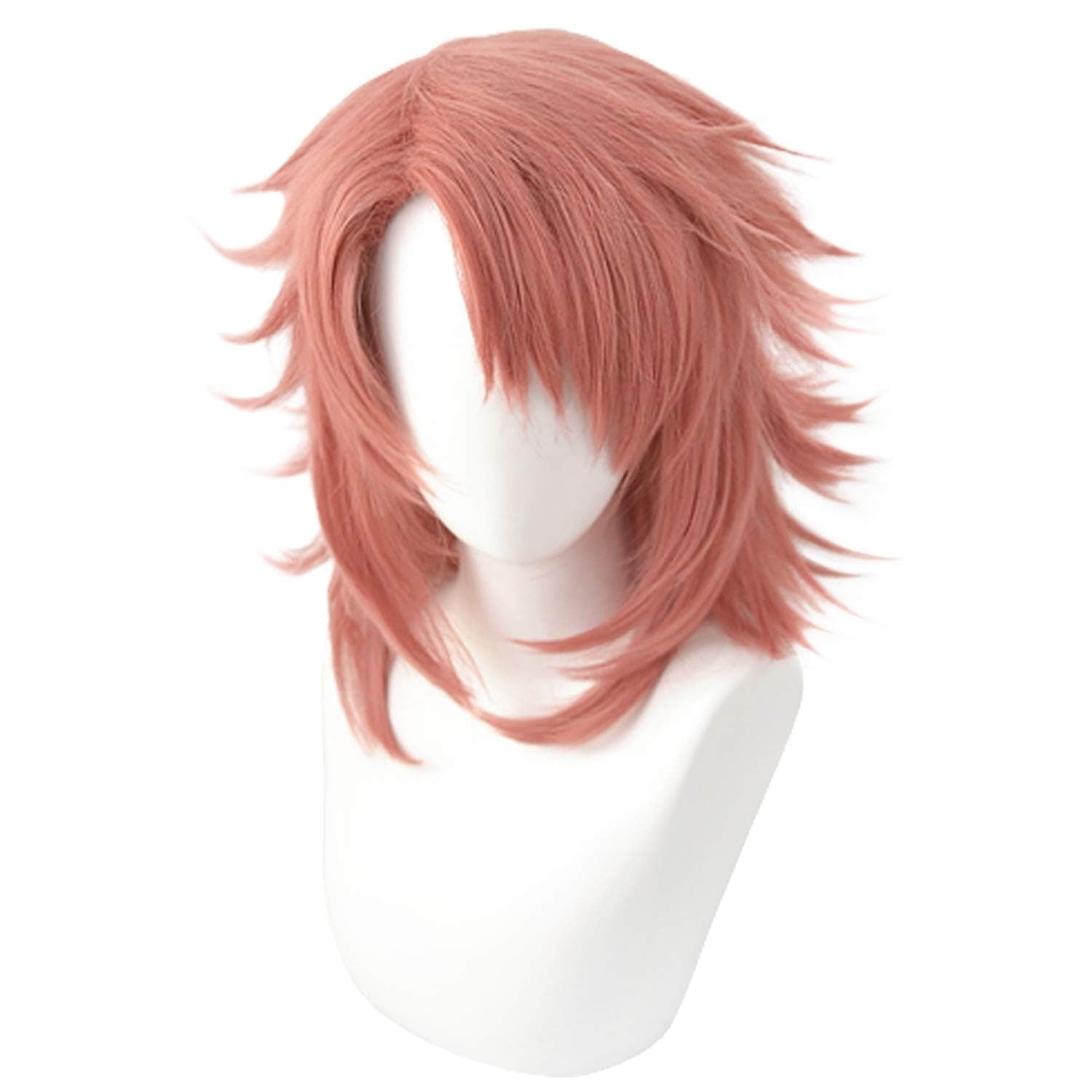 Halloween Peruka Cosplay Damska Syntetyczna z Grzywką do Imprezy Stylizowana Fryzura Anime - Image 9