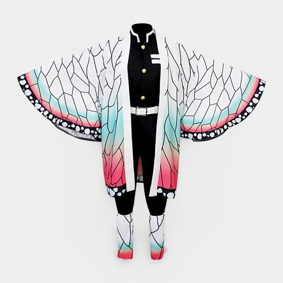 Halloween Strój Cosplay Anime z Haori Motyl Peruką i Akcesoriami do Imprezy Konwencji - Image 3