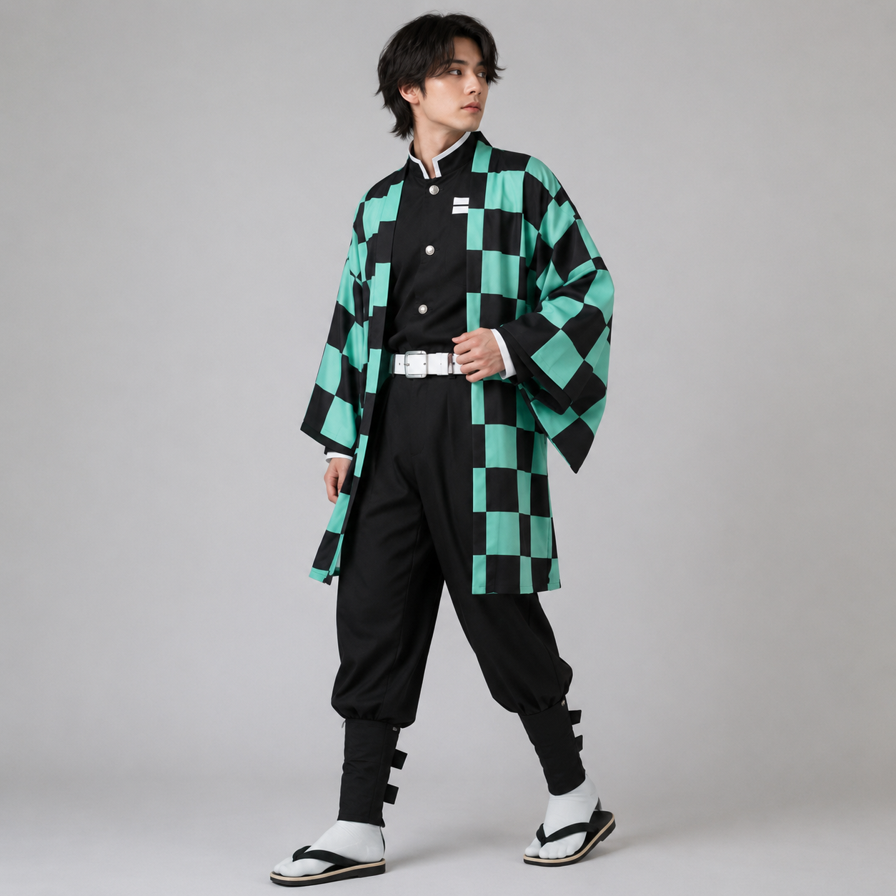 Halloween Strój Cosplay Anime z Kimonem Haori Peruką i ą Lisa do Imprezy Tematycznej - Image 1