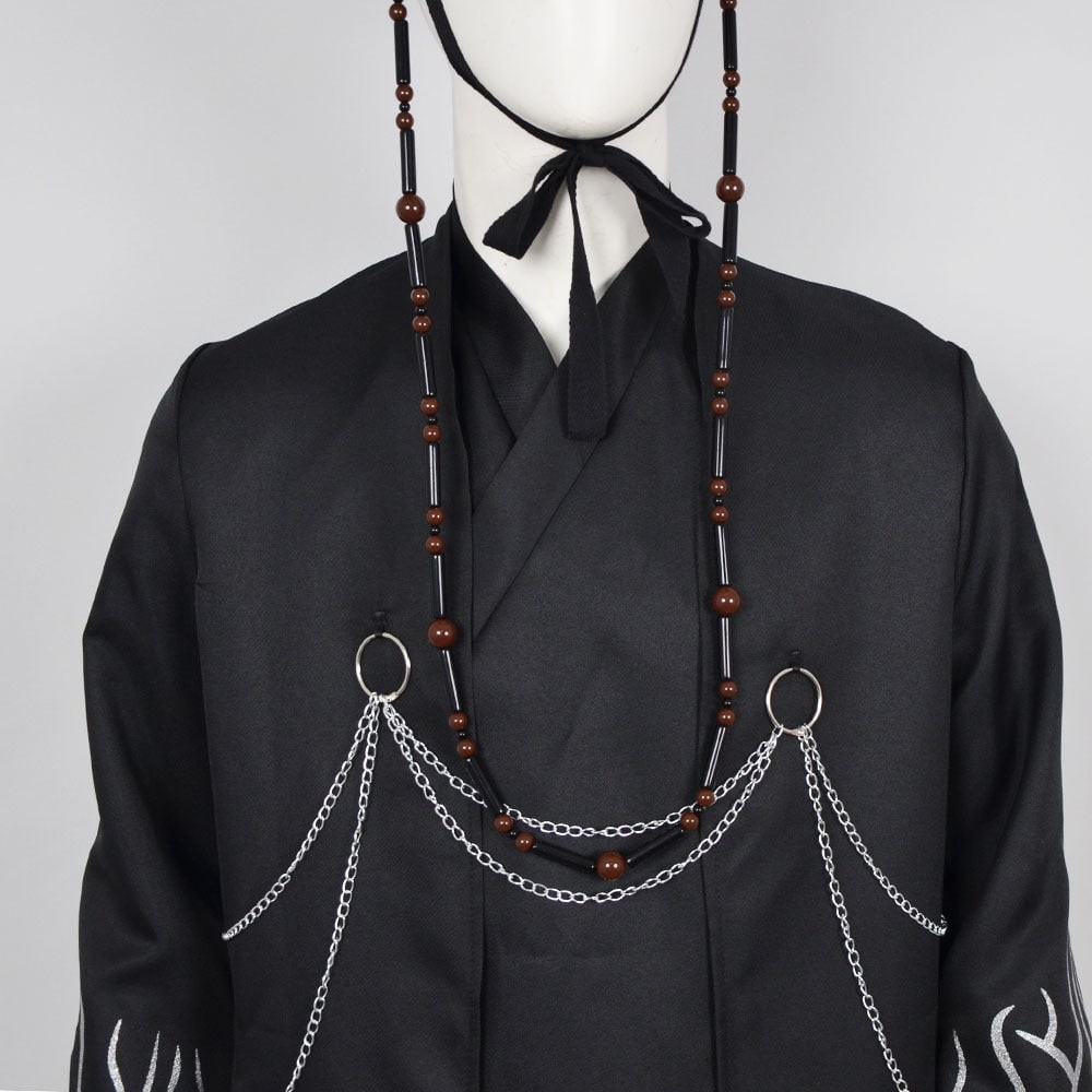 Halloween Strój Hanbok Koreański z Kapeluszem i łańcuszkami do Cosplay na Imprezę - Image 2