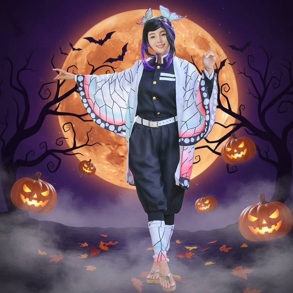 Halloween Strój Karnawałowy Cosplay Anime dla Dzieci i Dorosłych z Haori Na Męski - Image 4